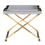 Стол сервировочный с зеркальной столешницей Splendid Serving Table варинант исполнения - 1 | Loft Concept в Тюмени