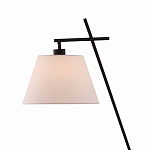 Торшер с черным наклонным корпусом и конусовидным абажуром Black Tripod варинант исполнения - 1 | Loft Concept в Тюмени