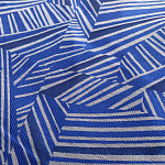 Мебельная ткань Жаккард синий принт 140 см T2-132 варинант исполнения - 1 | Loft Concept в Тюмени