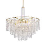 Люстра многоярусная с каскадами кристаллов Crystal Rains варинант исполнения - 1 | Loft Concept в Тюмени