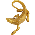 Настенный декор в виде золотой ящерицы Golden Lizard  варинант исполнения - 3 | Loft Concept в Тюмени