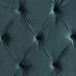 Кровать двуспальная зеленая с основанием из массива дерева с мягким изголовьем Velour Beds варинант исполнения - 2 | Loft Concept в Тюмени