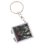 Зеркало брелок складное двухстороннее из натурального камня Серафинит Stone Mirrors варинант исполнения - 5 | Loft Concept в Тюмени