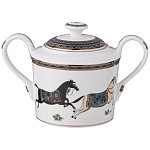 Чайный сервиз из фарфора с изображением лошадей на 6 персон 15 предметов Porcelain Horse Set  варинант исполнения - 3 | Loft Concept в Тюмени