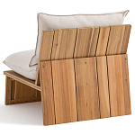 Уличное кресло из массива акации Trivett Wooden Chair варинант исполнения - 4 | Loft Concept в Тюмени