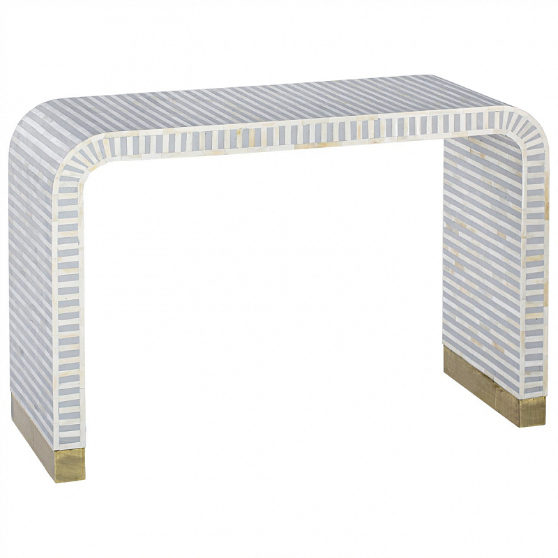 Beacon Console Table - Grey Серый Белый Beacon Console Table - Grey Серый Белый в Тюмени | Loft Concept