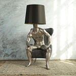Лампа MALE MANNEQUIN LAMP с абажуром варинант исполнения - 3 | Loft Concept в Тюмени
