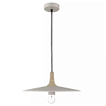 Подвесной светильник круглый в сочетании дерева и металла Space варинант исполнения - 1 | Loft Concept в Тюмени