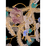 Люстра круглая с цветочным декором Miscellaneous herbs варинант исполнения - 2 | Loft Concept в Тюмени