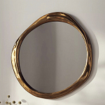 Зеркало в ассиметричной золотой раме Mirror of Aragorn варинант исполнения - 1 | Loft Concept в Тюмени