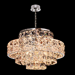 Люстра хрустальная в неоклассическом стиле на серебристом каркасе Majesty варинант исполнения - 1 | Loft Concept в Тюмени