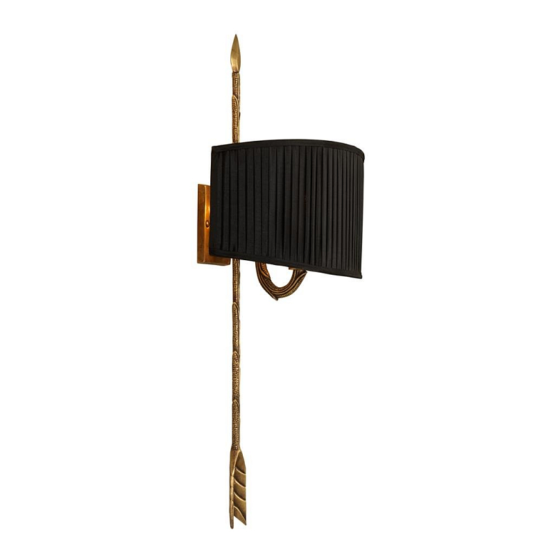Бра Eichholtz Wall Lamp Fontaine Латунь Античная полированная Черный Бра Eichholtz Wall Lamp Fontaine Латунь Античная полированная Черный в Тюмени | Loft Concept