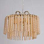 Люстра с подвесными рифлеными стеклянными трубками Nembus варинант исполнения - 4 | Loft Concept в Тюмени