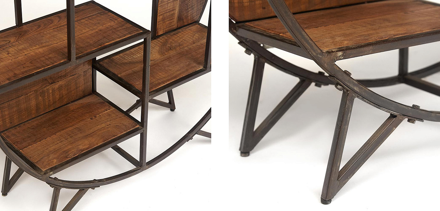 Стеллаж Acacia Shelving Renfrey Стеллаж Acacia Shelving Renfrey - Loft-Concept в Тюмени