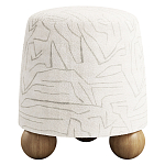 Пуф Wakonda ножки с деревянными шариками  варинант исполнения - 1 | Loft Concept в Тюмени