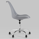 Офисный стул на металлическом основании EGGERY Grey пластик варинант исполнения - 2 | Loft Concept в Тюмени