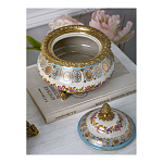 Шкатулка фарфоровая с цветочной росписью Eden Garden варинант исполнения - 6 | Loft Concept в Тюмени