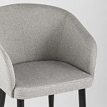 Мягкое кресло на металлических ножках Shaggy Grey варинант исполнения - 6 | Loft Concept в Тюмени