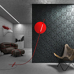 Гипсовая 3D Панель M-37 варинант исполнения - 2 | Loft Concept в Тюмени