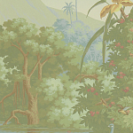 Обои ручная роспись Le Brésil Pastel варинант исполнения - 2 | Loft Concept в Тюмени