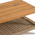 Стол журнальный для сада из акации Breathe Nature варинант исполнения - 3 | Loft Concept в Тюмени