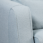 Диван Seldon с мягкими подушками голубое букле варинант исполнения - 2 | Loft Concept в Тюмени