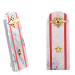 Сувенир Погон МВД из натурального камня мрамор Souvenir Epaulets варинант исполнения - 5 | Loft Concept в Тюмени