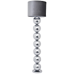 Торшер с основанием в виде металлических сфер Balance Floor Lamp Chrome варинант исполнения - 1 | Loft Concept в Тюмени