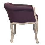 Кресло низкое в стиле прованс Louis French Armchair violet flax варинант исполнения - 1 | Loft Concept в Тюмени