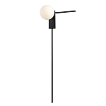 Бра с белым шарообразным плафоном и черным минималистичным каркасом Direct Rays варинант исполнения - 2 | Loft Concept в Тюмени