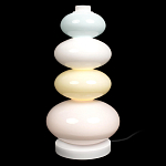 Настольная лампа из стеклянных сфер в пастельных тонах Высота 40 см Pastel Lunaria варинант исполнения - 1 | Loft Concept в Тюмени