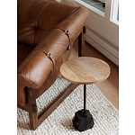 Двухместный диван Duncan винтажная коричневая кожа варинант исполнения - 7 | Loft Concept в Тюмени