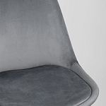 Стул с мягким велюровым сиденьем Arvika Grey варинант исполнения - 7 | Loft Concept в Тюмени