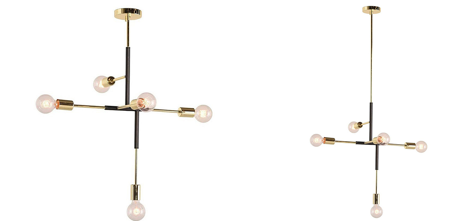 Люстра Atomium Chandelier black Люстра Atomium Chandelier black - Loft-Concept в Тюмени