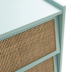 Комод с 3-мя ящиками из ротанга Blais Turquoise Wicker Furniture варинант исполнения - 4 | Loft Concept в Тюмени