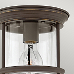 Потолочный светильник для ванных комнат со стеклянным плафоном и одной лампой Hinkley варинант исполнения - 10 | Loft Concept в Тюмени