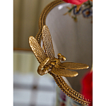 Ваза со стрекозой из фарфора с бронзовыми элементами Paradise Dragonfly варинант исполнения - 6 | Loft Concept в Тюмени