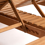 Шезлонг двухместный из эвкалипта Sunset варинант исполнения - 6 | Loft Concept в Тюмени