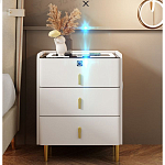 Умная прикроватная тумбочка c зарядкой для телефона Smart Furniture варинант исполнения - 2 | Loft Concept в Тюмени