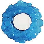 Дизайнерское Зеркало из синего стекла Blue Bubbles Mirror  варинант исполнения - 3 | Loft Concept в Тюмени