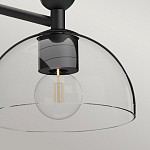 Люстра с 3-мя прозрачными полусферическими плафонами из стекла Alora Mood варинант исполнения - 9 | Loft Concept в Тюмени