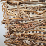 Большая Абстрактное Панно из веток и нитей Dryad Wall Art варинант исполнения - 2 | Loft Concept в Тюмени