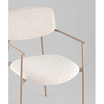 Стул Doe с подклокотниками молочный варинант исполнения - 2 | Loft Concept в Тюмени