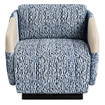 Дизайнерское Кресло William с кожаными подлокотниками  варинант исполнения - 2 | Loft Concept в Тюмени