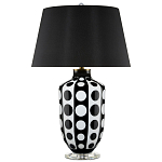 Настольная лампа черно-белый горох Interaction варинант исполнения - 3 | Loft Concept в Тюмени