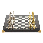 Шахматы Ренессанс с доской из натурального мрамора Decorative Thematic Chess варинант исполнения - 1 | Loft Concept в Тюмени