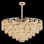 Люстра каскадная с подвесками в форме колец Galaxy of Light варинант исполнения - 7 | Loft Concept в Тюмени