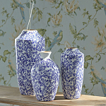 Ваза с синим цветочным узором Blue & White Ornament  варинант исполнения - 4 | Loft Concept в Тюмени