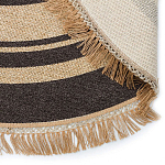 Ковер из комбинированного состава с узором Circles of goodness варинант исполнения - 4 | Loft Concept в Тюмени