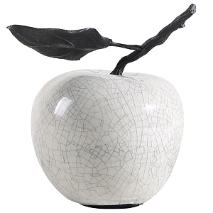 Декоративная статуэтка из керамики Яблоко Apple Ceramics Statuette
